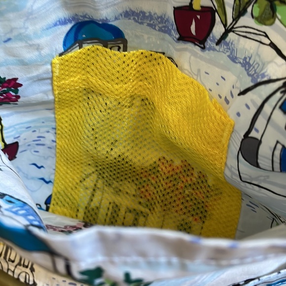 WonderWink SANTORINI Greek Vacation Print SCRUB TOP XS - Picture 12 of 14